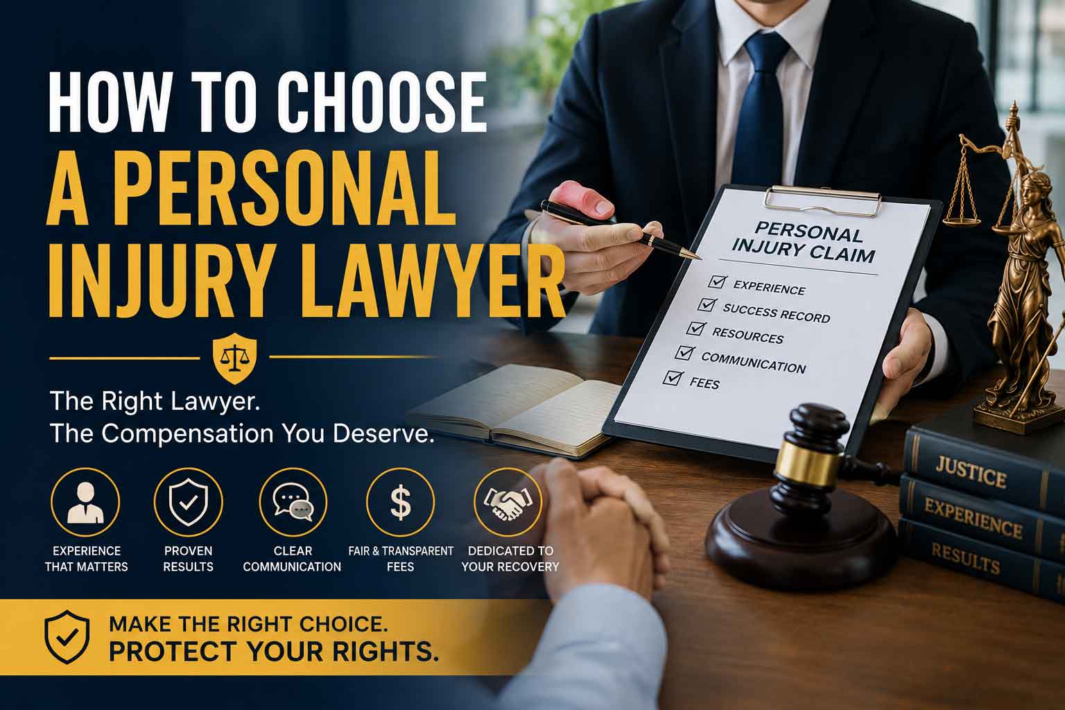 How to Choose a Personal Injury Lawyer